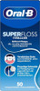 OralB Super Floss Mint Dental Floss for Braces Bridges 50 Strips Packs 3