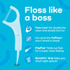 Plackers TwinLine Dental Flossers Advanced Whitening and Dual Action Flossing System Easy Storage Super Tuffloss 2X The