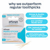 drTungs Dental Sticks for Teeth Gum Cleaning Toothpicks for Oral Care Soft Floss Picks for Teeth Interdental Plaque Food