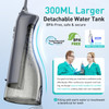 COSLUS Water Dental Flosser Teeth Pick C20F5020E Portable Cordless Oral Irrigator 300ML Rechargeable Travel Irrigation C