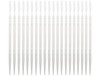 LBY Plastic Toothpicks Interdental Toothpicks with Brush and Flat Rhombus Tips Home Teeth Cleaning Tool Plastic White Pa