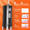 Water Flosser and Electric Toothbrush Combo Cordless Water Flosser for Teeth 5 Modes Sonic Electric Toothbrush 3 Modes P