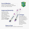 GumChucks Floss for Teeth Flossing for Kids and Adults Orthodontic Flossers for Braces Dental Gum Floss Picks for All Ag