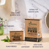 Natural Dental Floss Picks Eco Friendly Cruelty Free Vegan Tooth Flossers Pick Set with BPA Free Handle Zero Waste Packa