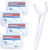 FAMILIFE Dental Floss Unwaxed Dental Floss Picks Unflavored Fluoride Free Back Teeth Toothpicks Flossing Flossers Thread