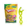 GUM Crayola Twistables Kids Flossers with Fluoride Designed for Little Hands Three Fun Fruit Flavors Easy to Use Kids Fl