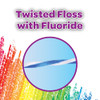 GUM Crayola Twistables Kids Flossers with Fluoride Designed for Little Hands Three Fun Fruit Flavors Easy to Use Kids Fl