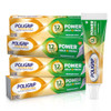 Poligrip Power Max Power Hold Fresh Denture Cream Premium Peppermint 22 oz x 4