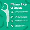 Plackers Micro Mint Dental Flossers FoldOut Toothpick Super Tuffloss Easy Storage with SureZip Seal Fresh Mint Flavor 15