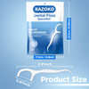 RAZOKO Dental Floss Picks High Pull Toothpicks SticksProfessional Clean Floss PicksUnflavored Disposable Flossers Refill
