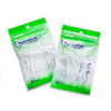 VNDEFUL 100Pcs5 Packets White Dental Floss Picks Toothpicks Stick Oral Care