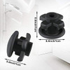 BBTO 8 Pieces Replacement Part Reservoir Tank Valve Rubber Gasket for Water Flossers Washer Reservoir Plug Compatible Wi