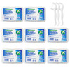 RAZOKO Dental Floss Picks High Toughness Professional Toothpicks Sticks 8Pack400pcs with Portable Case and Dental Picks