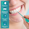 GuruNanda Interdental Picks Pack of 100 Super Soft Flexible Rubber Bristles Dental Floss Picks to Remove Food Debris Pla