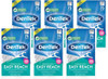 DenTek Complete Clean Easy Reach Floss Picks Advanced Fluoride Coating Mouthwash Blast Flavor 75 ct Pack of 6