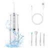 Electric Water Flosser Cordless for Teeth 3 Modes 4 Jet Tips Cleaning and Flossing Water Dental Portable Floss Irrigator