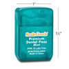 SmileGoods Premium PTFE Dental Floss 12 yds Mint Bulk Pack of 72