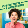 TheraBreath Kids Anticavity Fluoride Oral Rinse Strengthens Teeth Enamel Alcohol Free Dye Free Certified Organic Bubbleg