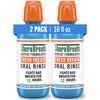 TheraBreath Fresh Breath Mouthwash Icy Mint Flavor AlcoholFree 16 Fl Oz Pack of 2