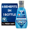 Crest ProHealth Advanced Mouthwash Alcohol Free MultiProtection Fresh Mint 1 L 338 fl oz