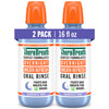 TheraBreath Overnight Mouthwash Fights Bad Breath for 12 Hours Chamomile Mint Flavor Dentist Formulated Fluoride Rinse A