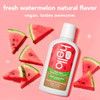 Hello Natural Watermelon Flavor Kids Fluoride Free Rinse Alcohol Free Vegan SLS Free Mouthwash for Kids Age 6 and Up 16
