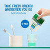 SmartMouth Original Activated Mouthwash Single Packs Travel Mouthwash Fresh Mint 10 Pack