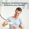 Oxyfresh Lemon Mint Fresh Breath Mouthwash Bad Breath Treatment SLS Fluoride Free Alcohol Free Gentle Nonburning with Xy