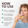 Banyan Botanicals Organic Mint Daily Swish Ayurvedic Oil Pulling Mouthwash Coconut Sesame Oil with Triphala for Gum Heal