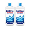 Biotene Oral Rinse Mouthwash for Dry Mouth Breath Freshener and Dry Mouth Treatment Fresh Mint 2x338 fl oz