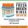 TheraBreath Fresh Breath Dentist Formulated Oral Rinse Icy Mint 3 Ounce Pack of 6