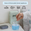 PUL Retainer Cleaner Tablets Aligner Cleaner for Invisalign and Clear Aligners Daily Retainer Cleaning Tablets and Dentu