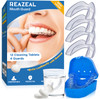 Mouth Guard for Grinding Teeth at Night Moldable Dental Guard for Sleeping Nighttime Protection for Teeth with 12 Cleani