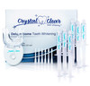 Crystal Clear Teeth Whitening Kit USA Dentists Approved Teeth Whitening Gel with LED Light 30ml Gel and Tray