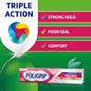 Super Poligrip Original Denture Adhesive Cream Zinc Free Denture Cream for Dentures 24 Ounces Pack of 4