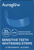 Auraglow Teeth Whitening Strips Sensitive Whitening Strips 14 Whitening Treatments 8 Hydrogen Peroxide with Nano Hydroxy
