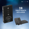 MOON Dissolving Teeth Whitening Strips 56 No Rinse White Strips Peppermint Hydrogen Peroxide Essential Oils Whiten Sensi