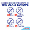 Secure Denture Adhesive Cream for Uppers Lowers Partials Waterproof Seal Zinc Free Food Grade Ingredients Less Adhesive