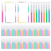 GOUWEIBA 100 pcs Braces Brush Disposable Interdental Brush Toothpick Dental Flossing Head Oral Dental Hygiene Flosser To