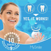 MySmile Teeth Whitening Kit with LED Light 10 Min NonSensitive Fast Teeth Whitener with 3 Carbamide Peroxide Whitening G