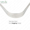 HealthAndYoga SteloSwipe Lite Stainless Steel Tongue Cleaners Disposable Metal Tongue Scrapers Bulk Pack Pack of 12 Oral