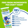 Firefly Kids AntiCavity Natural Fluoride Toothpaste Sonic The Hedgehog Bubble Gum Flavor ADA Accepted 42 OZ