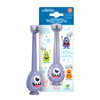 Dr Browns ToothScrubber Toothbrush ThreeSided Toddler Training Toothbrush for Ages 14 Years with Suction Cup Base and Co
