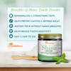 OraWellness Shine Remineralizing Tooth Powder with Hydroxyapatite Made in The USA Fluoride Free Tooth Repair Natural Tee