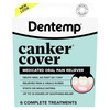 Dentemp Canker Cover Canker Sore Medicine Pain Reliever 6 Counts Canker Sore Treatment to Relieve Canker Pain Mouth Sore