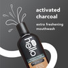 Hello Activated Charcoal Extra Freshening Mouthwash Natural Fresh Mint and Coconut Oil Fluoride Free Alcohol Free Vegan
