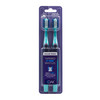 Ooak Toothbrush Tapered VArc Soft Bristles 2 Pack CyanWhite
