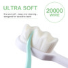 EasyHonor Extra Toothbrush for Sensitive Gums Micro Fur Manual Toothbrush with 20000 Soft Floss Bristle for Pregnant Wom