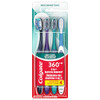 Colgate 360 Whole Mouth Toothbrush Adult Toothbrushes Medium Bristles Helps Remove Bad Breath Bacteria and Plaque Medium
