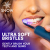 Snow Replacement Head for LED Electric Toothbrush Replacement Head with Soft Bristles Blue LED Light Sonic Technology fo